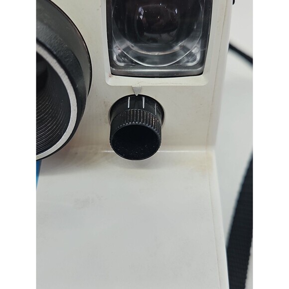 Vintage Polaroid SX-70 OneStep White Rainbow Stripe Land Camera (Untested) - Picture 2 of 16